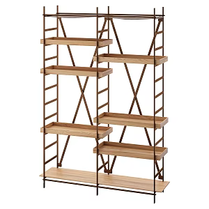 Nordic Simple Bookcase 3d model