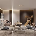 Modern Entertainment Room Interior Design With Wine Racks Bookshelves Comfortable Seating And Marble Floor