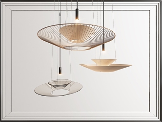 Nordic chandelier 3d model