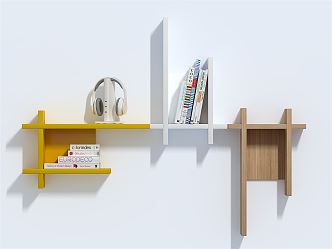 Modern Wall Shelf Wall Cabinet 3d model