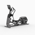 Modern Fitness Equipment Treadmill Elliptical Machine 3d model