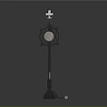 Modern Black Boom Arm Microphone Stand With Professional Microphone And Durable Design