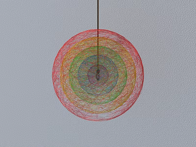 Modern chandelier 3d model Modern chandelier 3d model