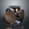 Precision Engineered Automotive Parts With Metallic Circular Components And Central Structure