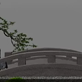 Karesansui Zen Garden Design With Stone Bridge Pine Tree Moss And Gravel