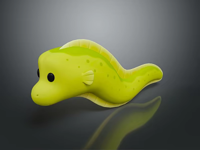 eel electric eel marine fish animal deep sea fish 3d model