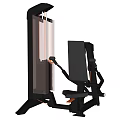 Fitness Training Equipment For Seated Workout With Weight Stack And Cable System