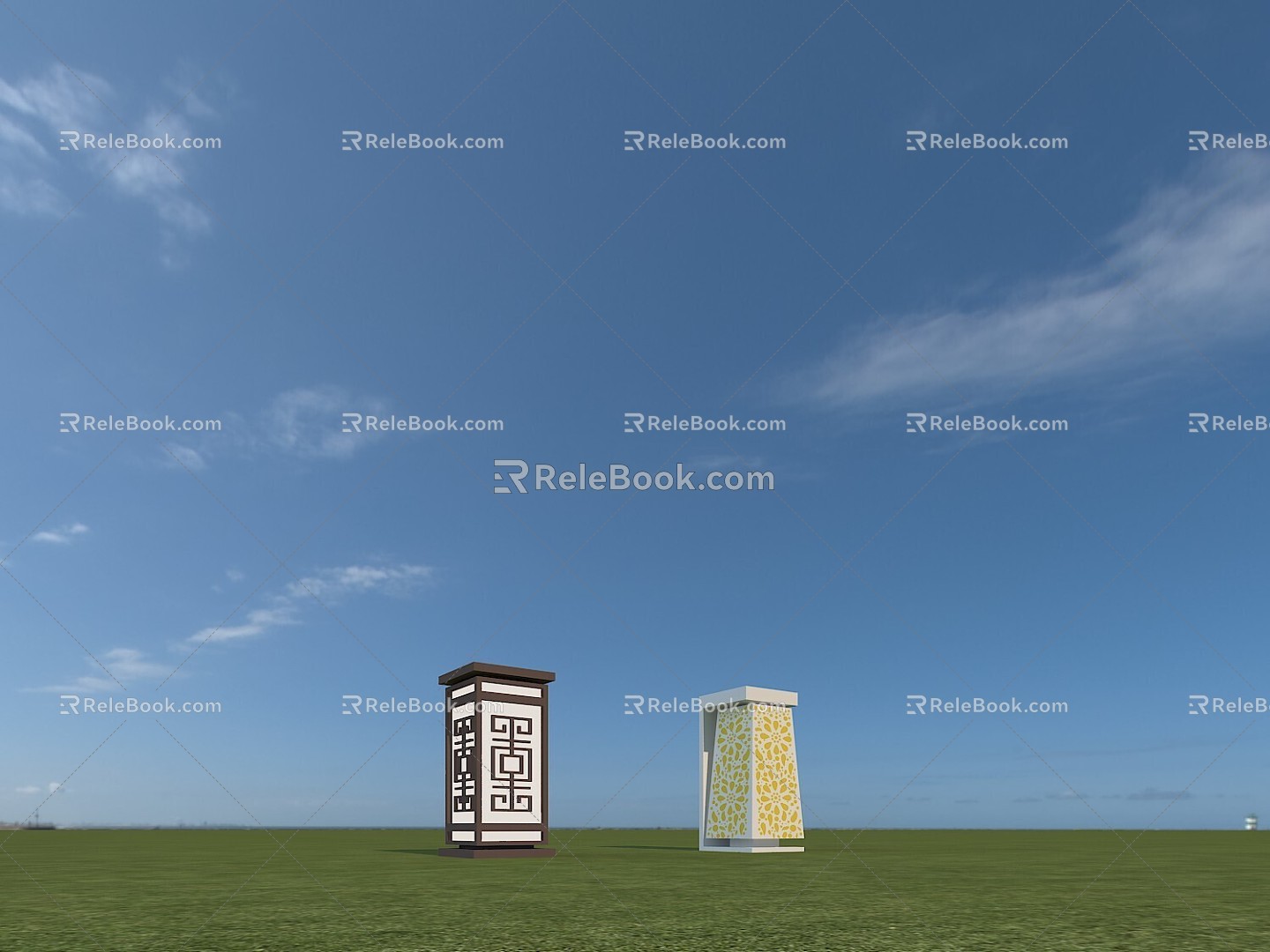 outdoor lamp 3d model