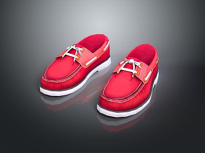 Low-top Leather Shoes Casual Leather Shoes Low-top Leather Shoes Casual Shoes Running Shoes Bean Shoes Loafers Flat Shoes 3d model