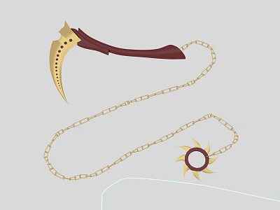 Chain Knife Blood Reaper 3d model