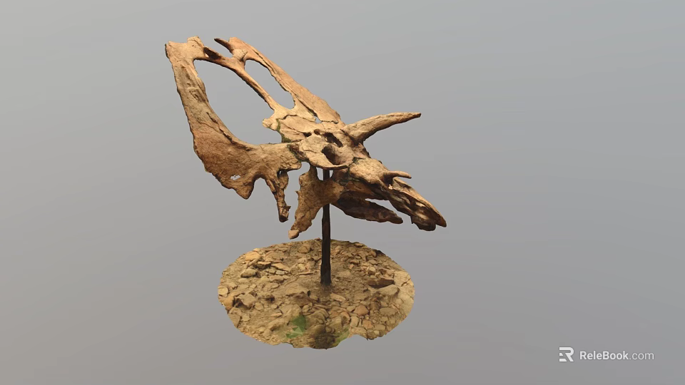 Abstract Modern Metal Sculpture With Rustic Texture And Unique Artistic Design 3d model