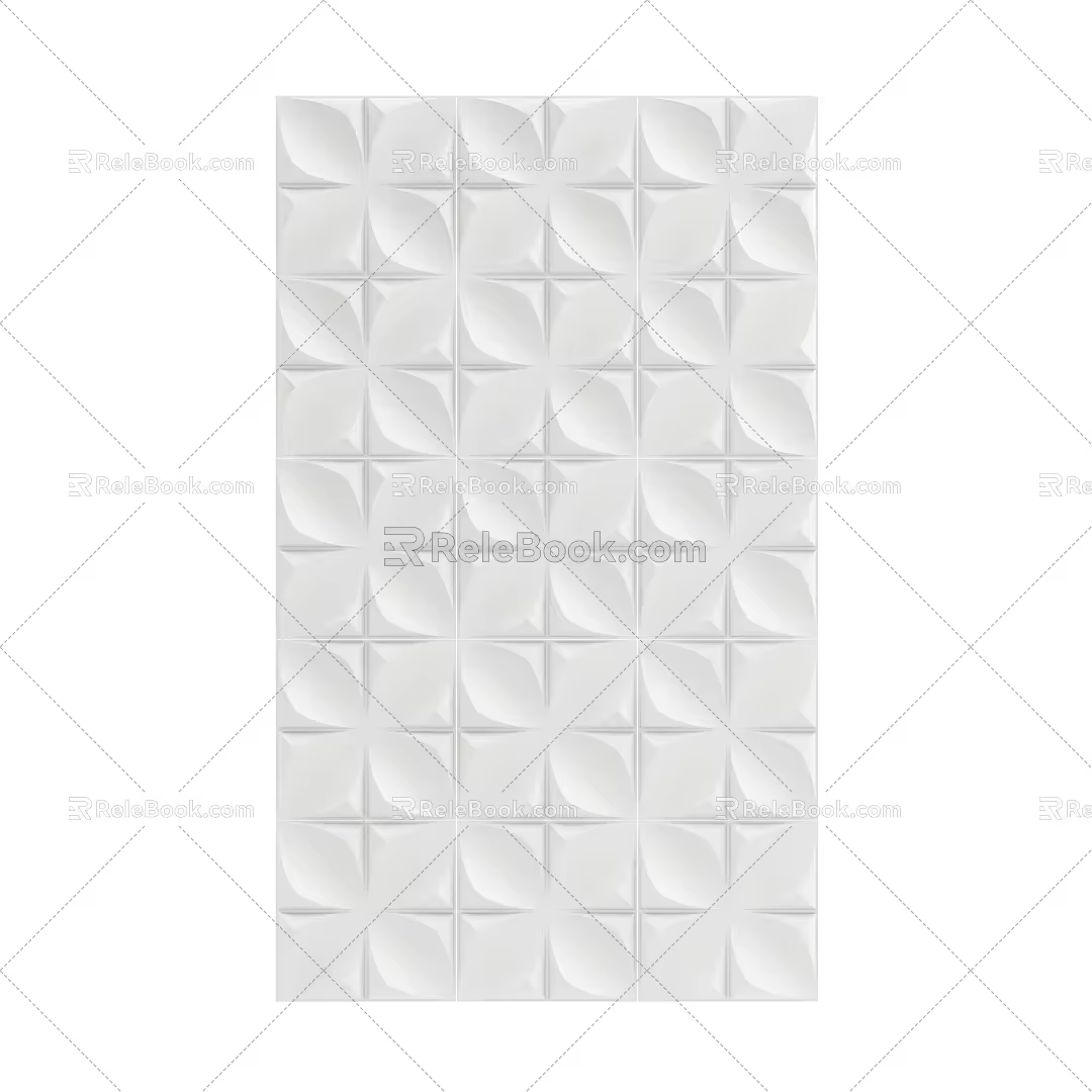 Modern background wall background wall modeling 3d model