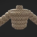 Puffed Louis Vuitton Logo Clothing With Monogram Pattern And Bulky Design