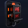 Modern Science Fiction Computer Modern Science Fiction Computer Future Technology Electrical Appliance Intelligence 3d model
