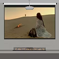 High Quality Home Theater Audio System With Projector Screen And Surround Sound Speakers