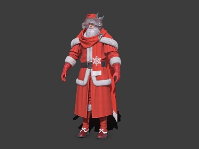 Christmas costume warrior strange costume soldier model