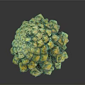 Fresh Juicy Ripe Pineapple With Vibrant Yellow Orange Scaly Texture On Dark Background
