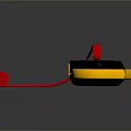 Professional Black Computer Repair Tool With Yellow Clamp And Red Probe Line