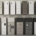 Different Refrigerator Types Featuring Three Door Multi Door French Door and Cross Door Designs