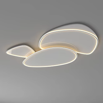 Modern Ceiling Lamp Simple Oval Ceiling Lamp 3d model