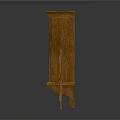 Traditional Wooden Furniture Set With Shelf Cabinet And Small Storage Doors