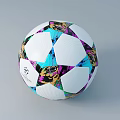 Professional Sports Equipment Soccer Ball With Colorful Geometric Patterns And Modern Design Features