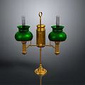 Table Lamp Industrial Table Lamp Homemade Table Lamp Industrial Wind Folding Table Lamp Lighting Lamps Lighting Fixtures 3d model