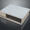 Vintage Retro Digital Console With Textured Surface And Front Slot Design