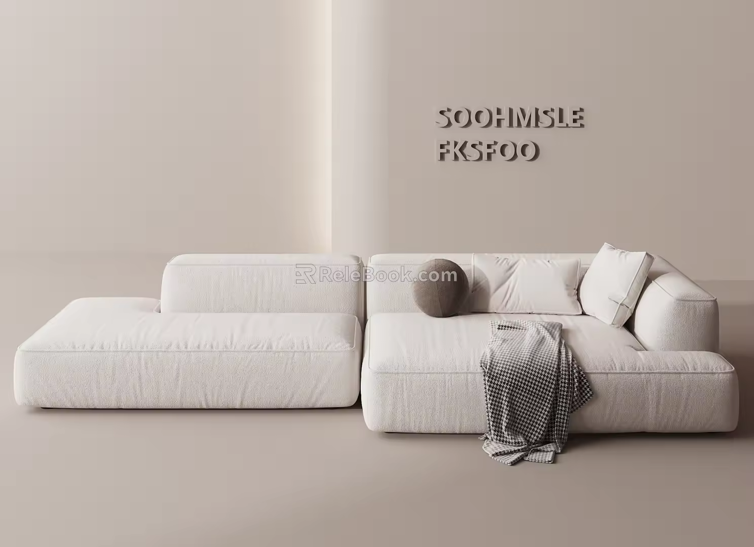 Modern Multiplayer Sofa 3d model