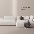 Modern Multiplayer Sofa 3d model