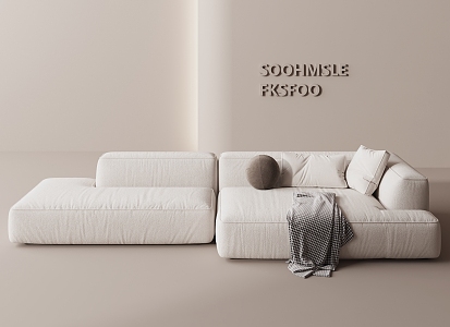 Modern Multiplayer Sofa 3d model