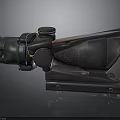 Tactical Weapon Scope Trijicon VCOG Black Optical Sight With Mount Base