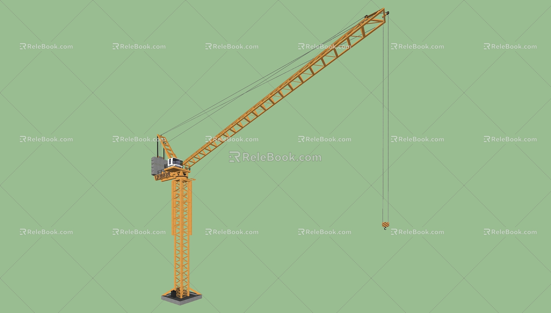 tower crane 3d model