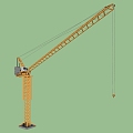 tower crane 3d model