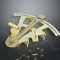 Ornate Brass Sextant Vintage Navigational Tool With Precision Scale And Telescope