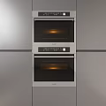 Stainless Steel Built In Double Ovens As Modern Kitchen Appliances