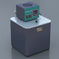 Industrial Heating Equipment With Digital Control Panel And Stainless Steel Base 3d model