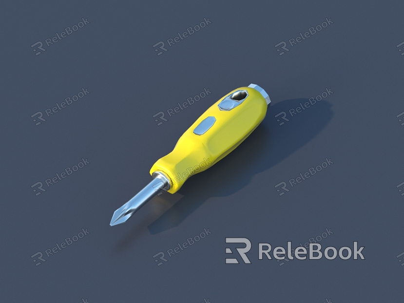 Screwdriver tools awl hardware tooling tools 3D model model