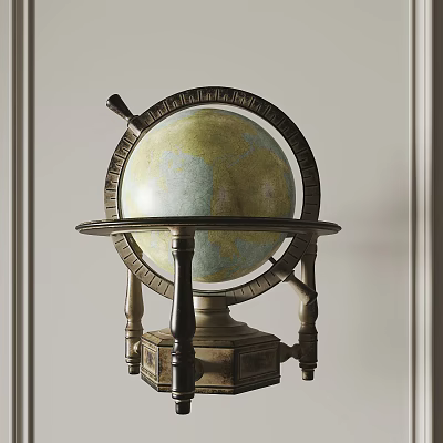 American Globe 3d model American Globe 3d model