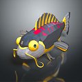 Cold Water Fish Goldfish Gold Grass Gold Cold Water Parrot Koi Double Tailed Gold Red Hat Lanshou Longjing 3d model