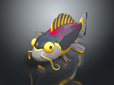 Cold Water Fish Goldfish Gold Grass Gold Cold Water Parrot Koi Double Tailed Gold Red Hat Lanshou Longjing 3d model