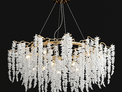 Modern Chandelier Modern Lamp Chandelier Ceiling Lamp Lighting Appliance Art Furniture Light Luxury Bulb Shaped 3d model