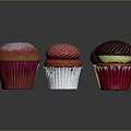 Assorted Colorful Cupcakes With Vibrant Frosting And Decorative Toppings On