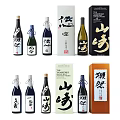 Japanese sake combo 3d model