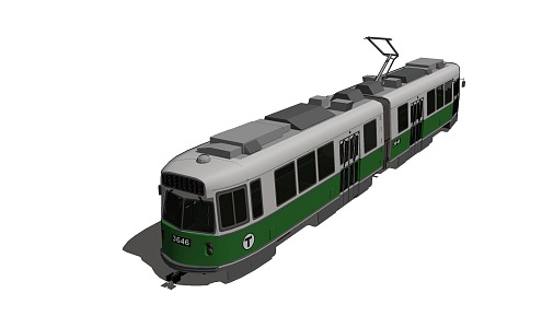 Modern Train 3d model