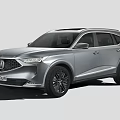 Silver Modern SUV with Sleek Lines Black Wheels and Stylish Design