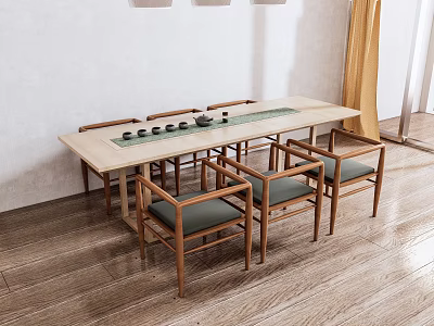 Dining Table and Chair Combination Leisure Chair Single Chair Dining Chair Bar Chair 3d model