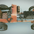 INDUSTRIAL LOFT RACING VINTAGE RACING 3d model