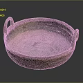 Vintage Bronze Household Basin With Two Side Handles For Daily Use