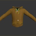 Sweater Casual Wear Hoodie Spring and Autumn Clothing Hoodie Rustic Clothing Cold-proof Clothing Sweatshirt Casual Shirt 3d model